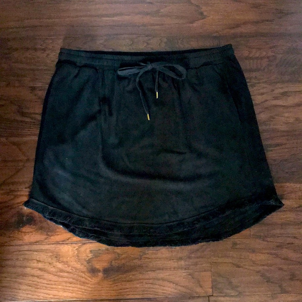 Umgee Women's High-Low Frayed Skirt